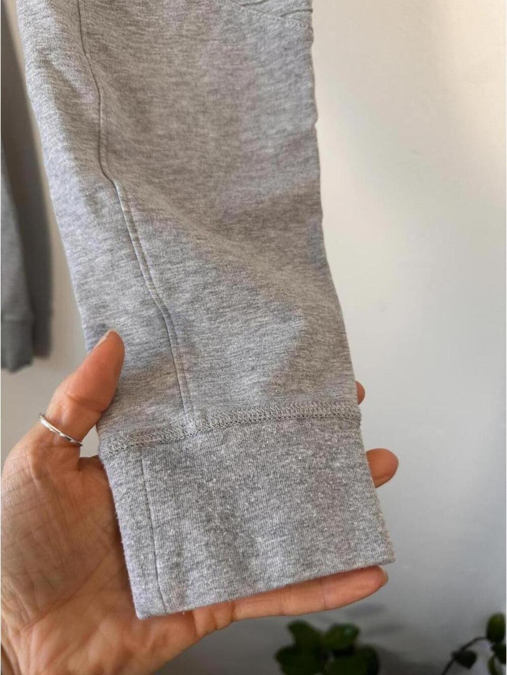 Alo Yoga Urban Moto Jogger Grey Size XS Quilted Athleisure Slim - Picture 5 of 8